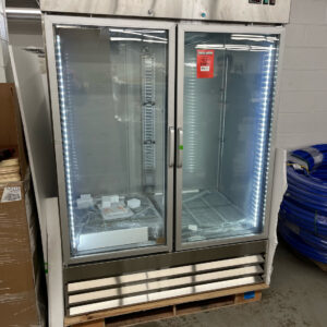 KOOLMORE 54 in. Two Glass Door Reach-In Freezer 47 cu ft. RIF-2D-GD